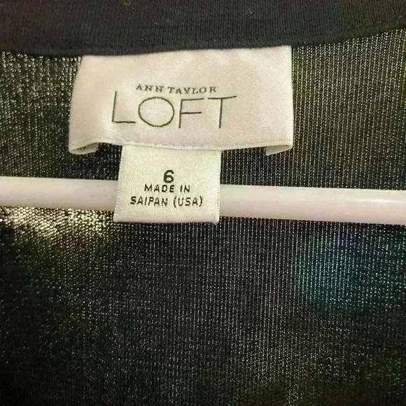 Ann Taylor LOFT Blk Dress (Side Zipper) Size 6 -B16 - Picture 6 of 9